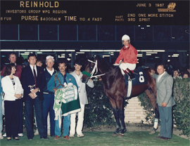 Reinhold, Bill Shoemaker up. June 3, 1987.