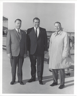 Jack Hardy, Premier Walter Weir and Scotty Kennedy, circa 1969. 