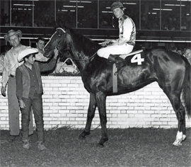 First winner. Speedy C. May, 1968.