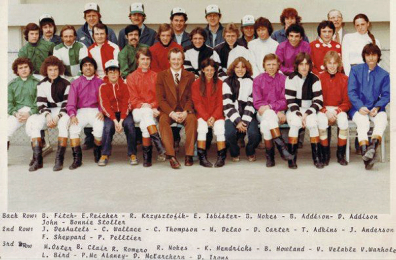 1979 ASD Jockey Colony. Vicki in front row.