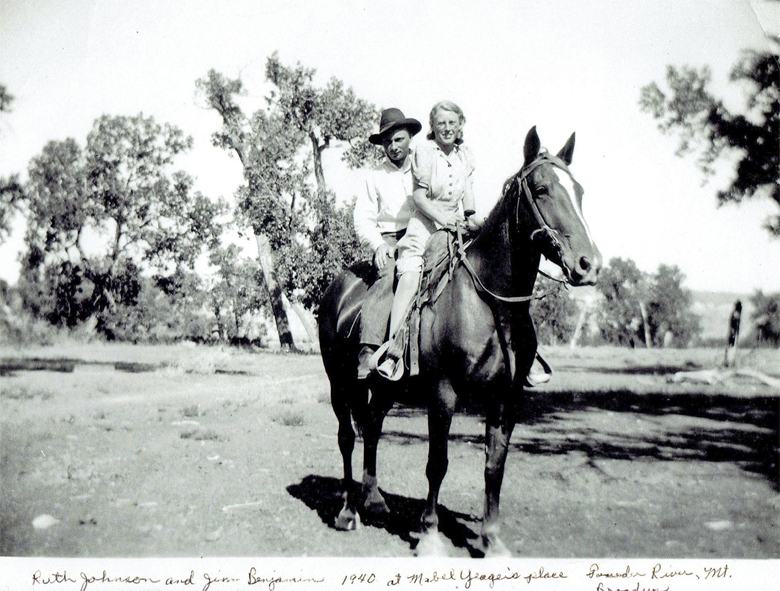 Ruth Johnson and Jim Benjamin circa 1940.