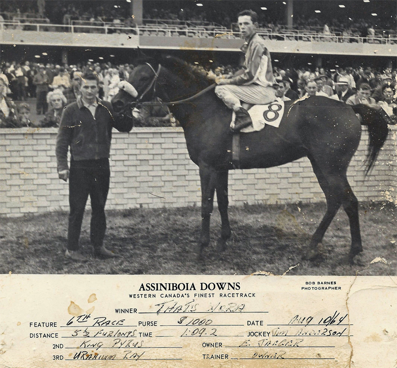 An early winner for Anderson. That's Nora. August 10, 1964.
