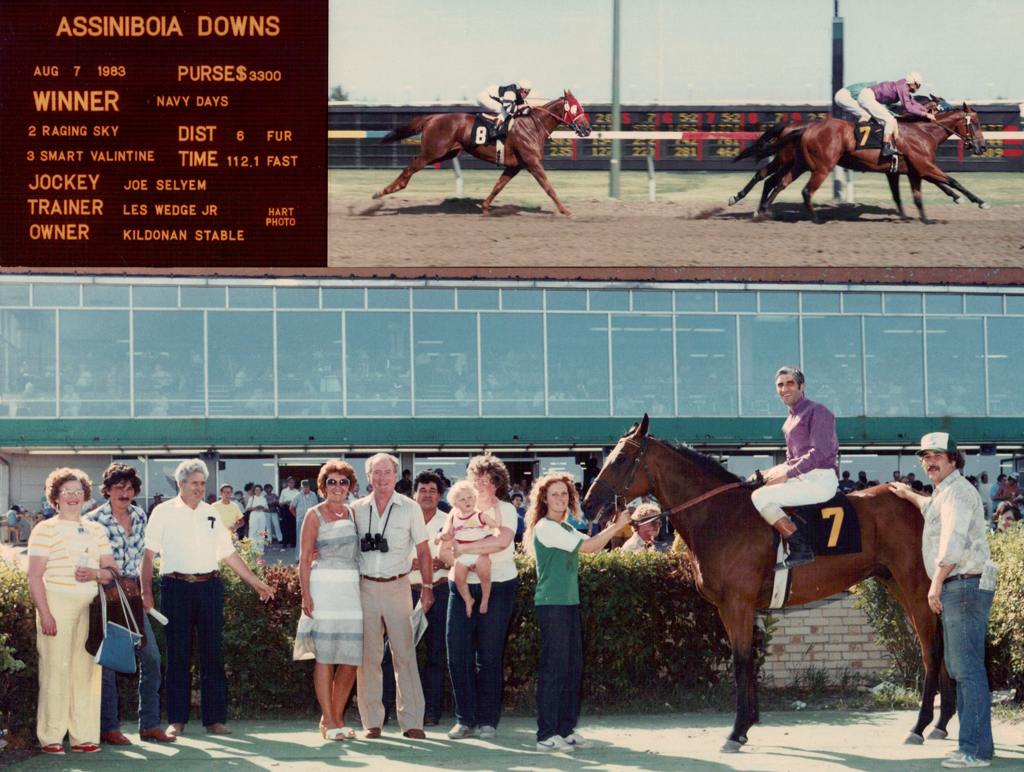 Navy Days and Major Action hold the record for most wins in a live Assiniboia Downs racing season with 11, but Navy Days accomplished the feat at a shorter meet.