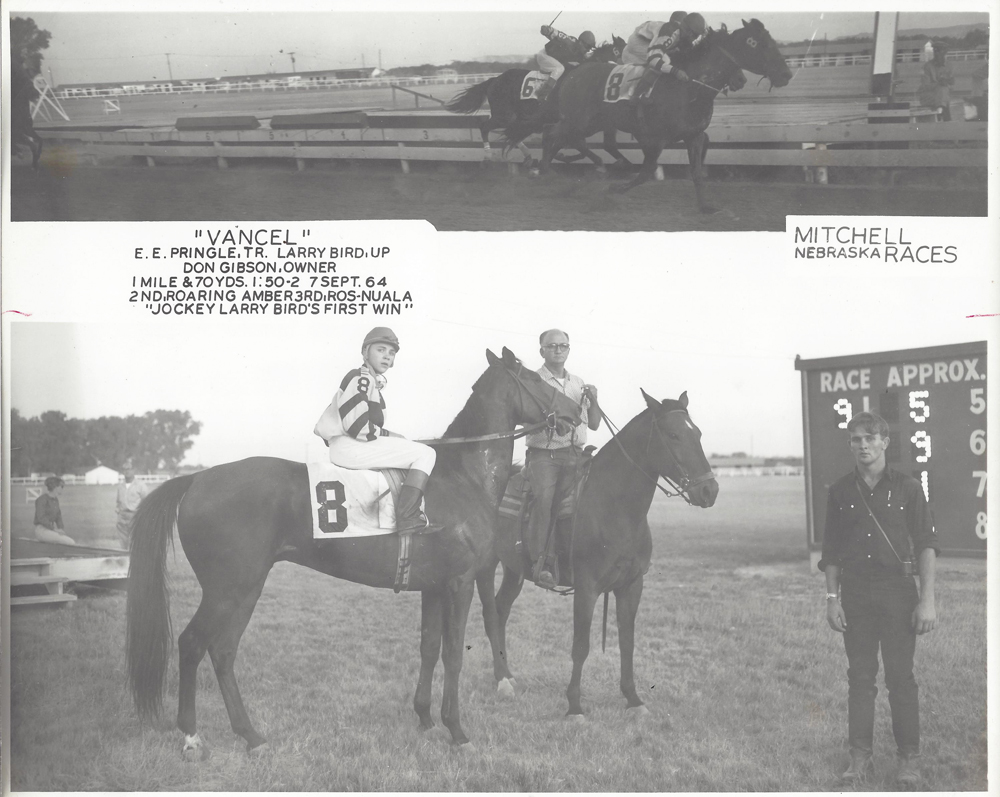 Larry Bird wins his first ever race on September 7, 1964.