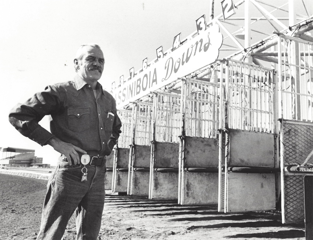 Buster Jeffrey at the ASD gate, circa 1970.