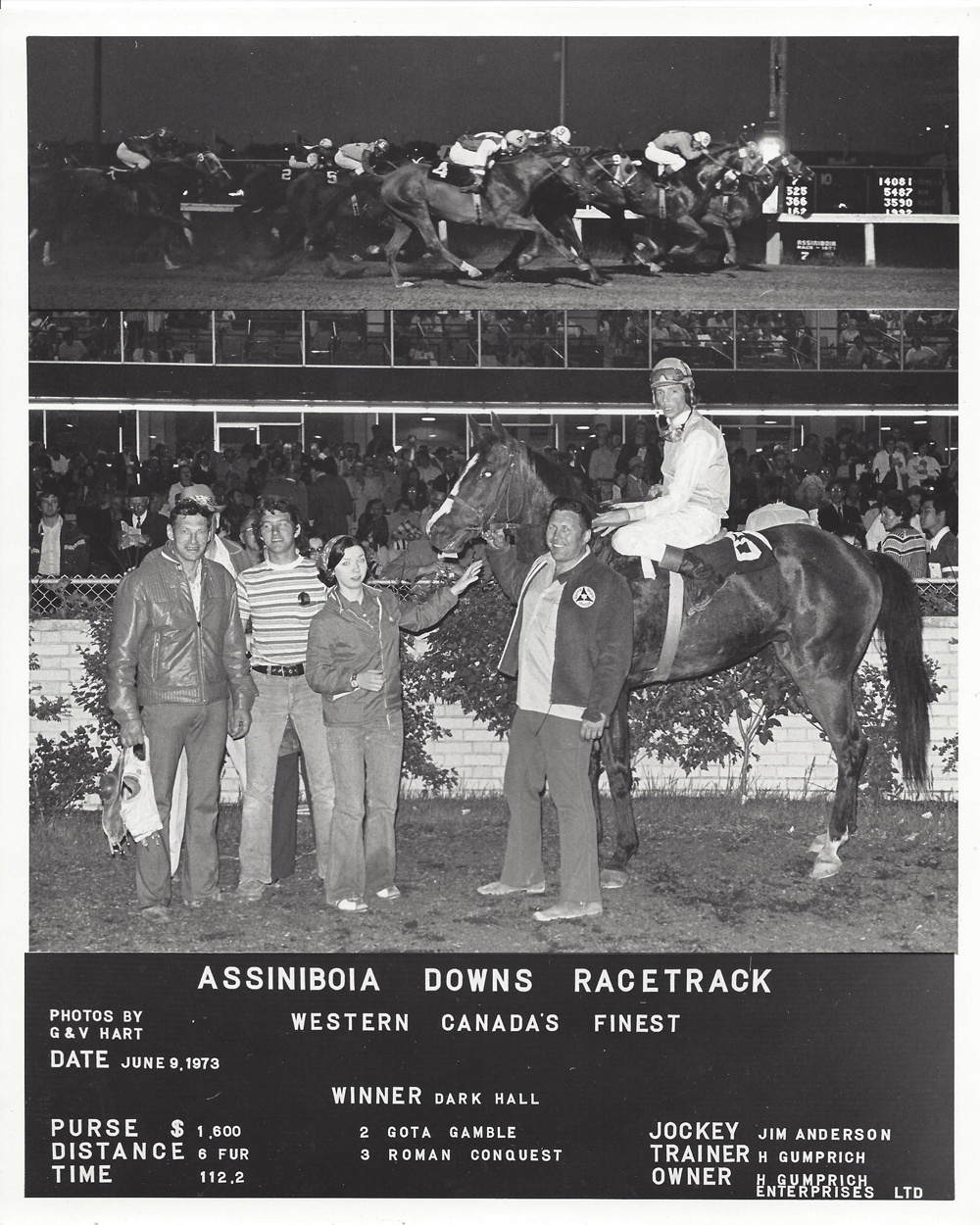 At 1973’s Assiniboia Downs, the local hero of “Triple Crown” Saturday on June 9, was jockey Jimmy Anderson.